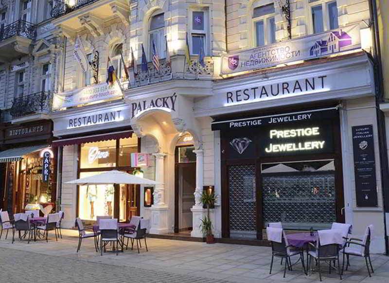 Hotel Palacky Карловы Вары Экстерьер фото